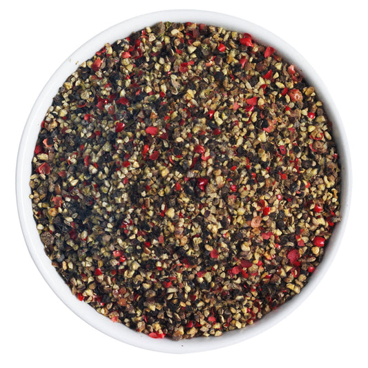 Pepper, colored, crushed